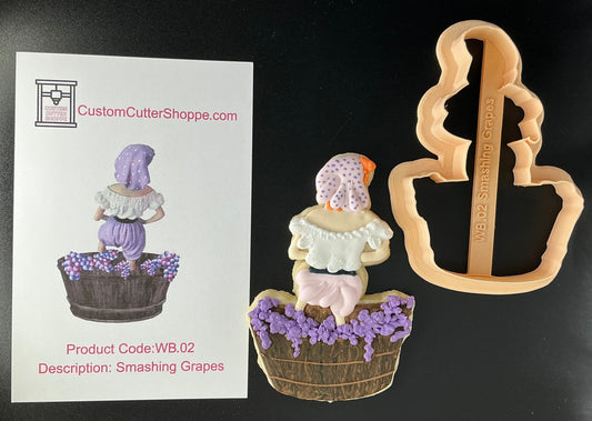 Smashing Grapes Cookie Cutter (WB.02)