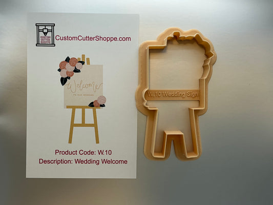 Wedding Welcome Cookie Cutter Sign (W.10)