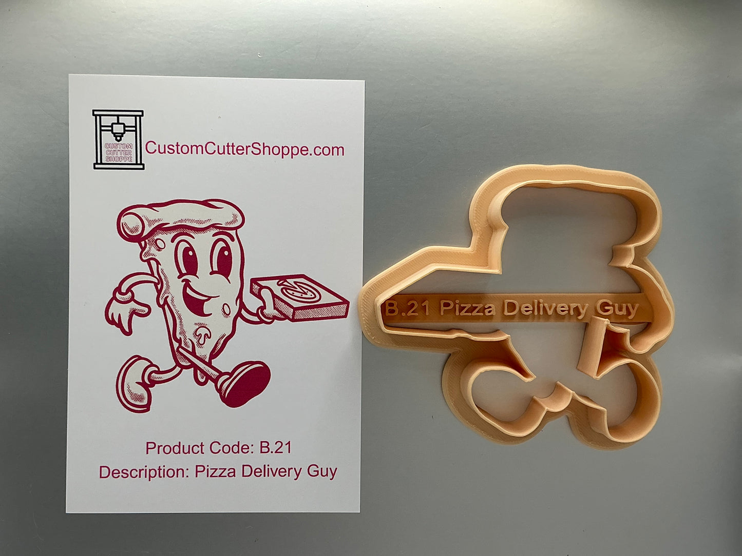 Pizza Delivery Guy Cookie Cutter (B.21)