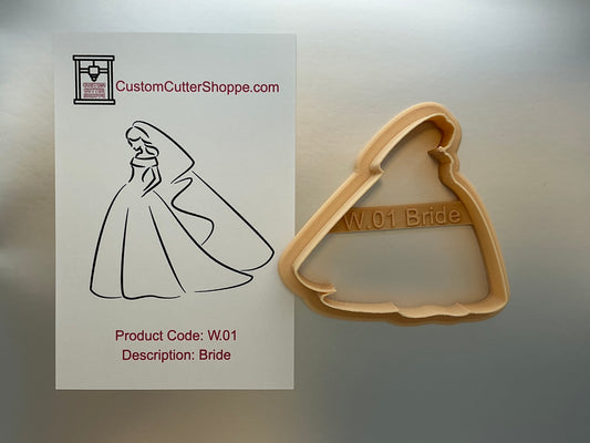 Bride Cookie Cutter (W.01)