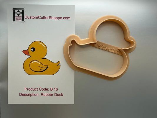 Rubber Duck Cookie Cutter (B.16)