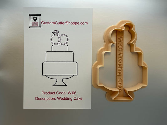 Wedding Cake Cookie Cutter (W.06)