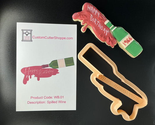 Spilled Wine Cookie Cutter (WB.01)