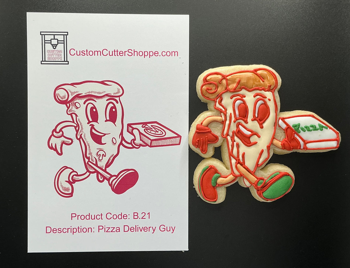 Pizza Delivery Guy Cookie Cutter (B.21)