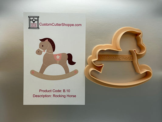 Rocking Horse Cookie Cutter (B.10)