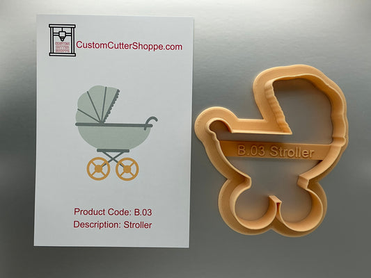 Stroller Cookie Cutter (B.03)