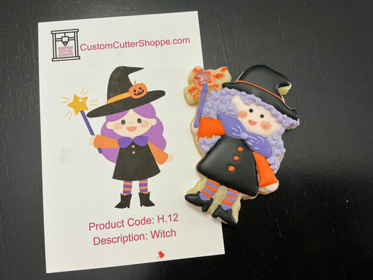 Witch Cookie Cutter (H.12)