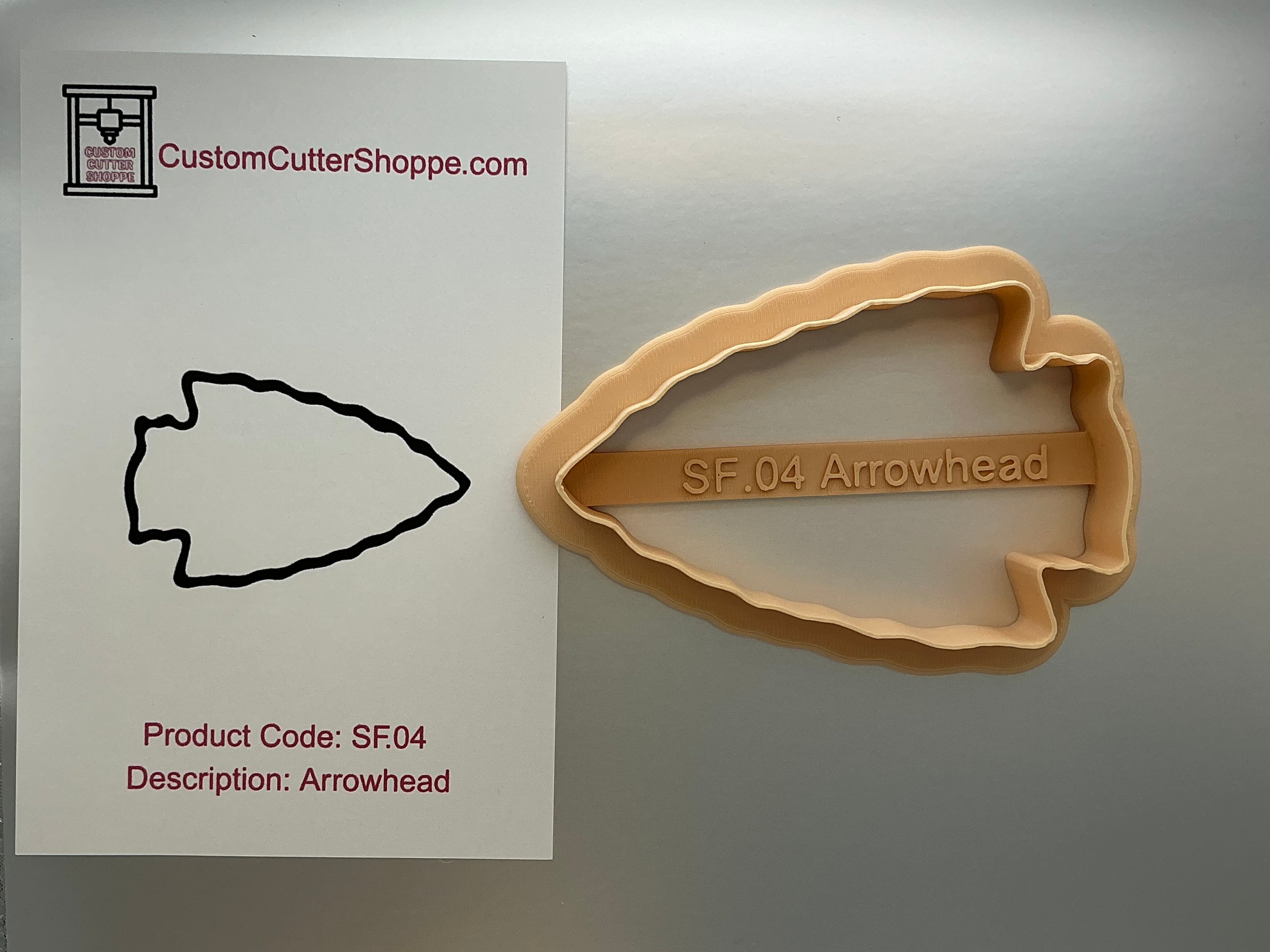 Arrowhead Cookie Cutter (SF.04)