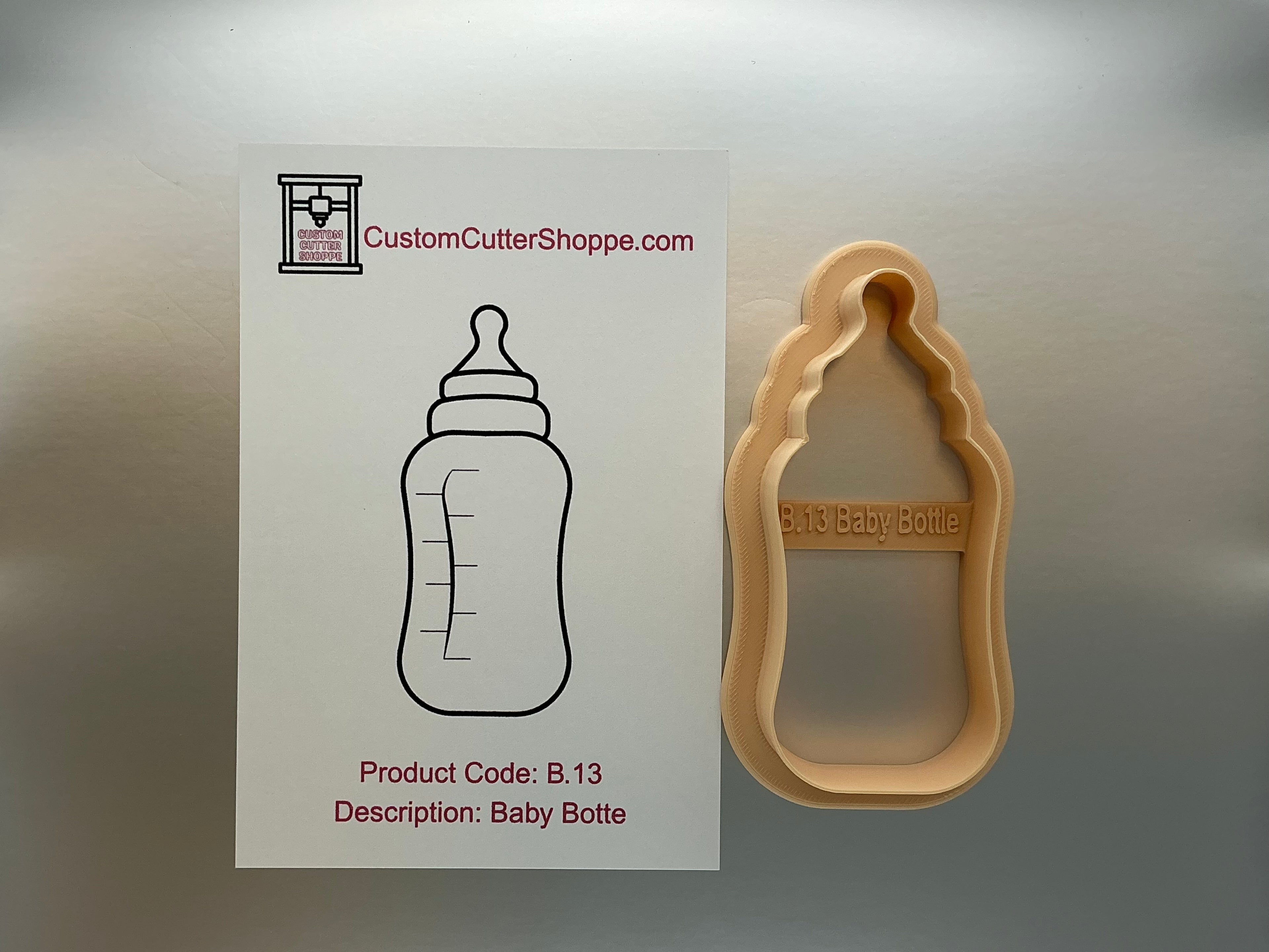 Baby Bottle Cookie Cutter (B.13)