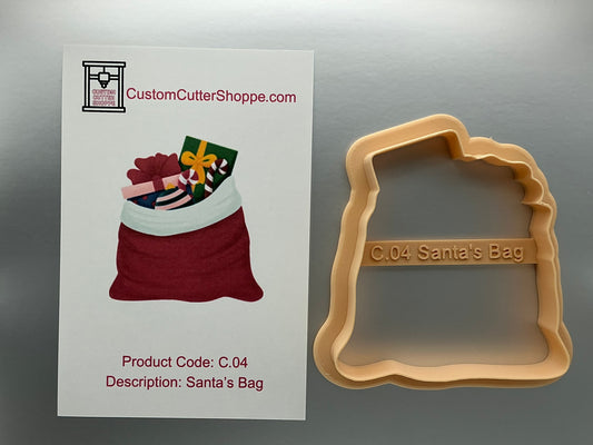 Santa’s Bag Cookie Cutter (C.04)